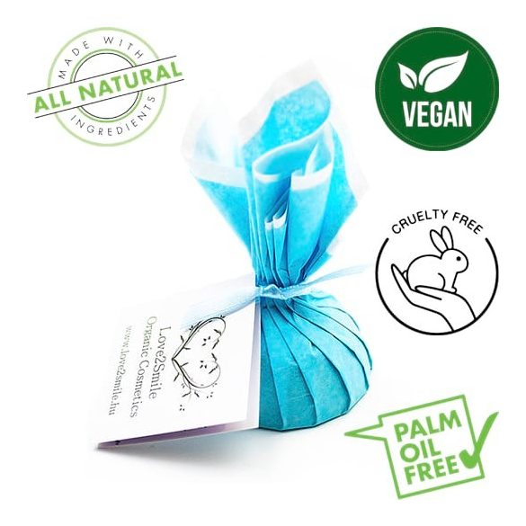 Love2Smile Citromfű eukaliptusz vegán, natúr utazószappan