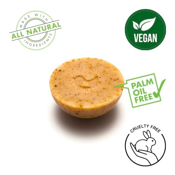 Love2Smile homoktövis citromfű vegán utazószappan