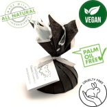 Love2Smile aktív szenes fekete natúr vegán utazószappan