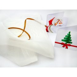 Organza tasak kártyával - MIKULÁS 